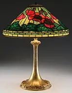 Poppy Table Lamp by Tiffany Studios, sold Jun 2014