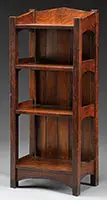 V-Back Bookstand by L & Jg Stickley, sold Feb 2014