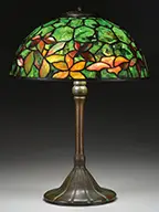 Tiffany Studios, Woodbine Table Lamp