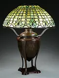 Fleur De Lis Table Lamp by Tiffany Studios, sold Jun 2015