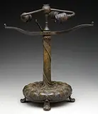 Decorated Lamp Base by Tiffany Studios, sold Jun 2015