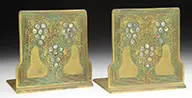 Abalone Bookends by Tiffany Studios, sold Jun 2015
