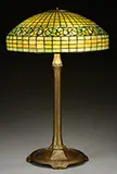 Swirling Leaf Table Lamp by Tiffany Studios, sold Jun 2015
