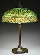 Greek Key Table Lamp by Tiffany Studios, sold Jun 2015