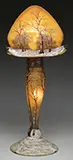 Winter Scene Lamp by Daum, sold Jun 2015