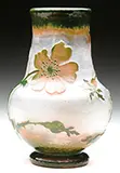 Cameo & Martele Vase by Daum, sold Jun 2015