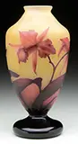 Wheel Carved Cameo Vase by Daum, sold Jun 2015