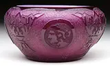 Plum Jade Bowl by Alexander Joseph von Steuben, sold Jun 2015