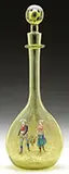 Enameled Decanter by Galle, sold Jun 2015
