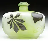 Cameo Scent Bottle by Galle, sold Jun 2015