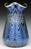 Silver Overlay Vase by Loetz, sold Jun 2015