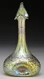 Silver Overlay Rosewater Sprinkler by Loetz, sold Jun 2015