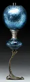 Art Nouveau Kerosene Lamp by Loetz, sold Jun 2015
