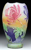 Multicolored Cameo Vase by Daum, sold Jun 2015