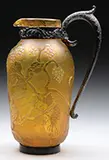 Cameo and Enameled Pitcher by Daum, sold Jun 2015