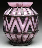 Majorelle Blownout Vase by Daum, sold Jun 2015