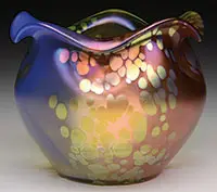 Tricolor Vase by Loetz, sold Nov 2014