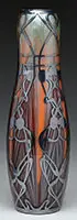 Silver Overlay Titania Vase by Loetz, sold Nov 2014
