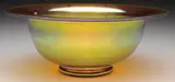Gold Aurene Center Bowl by Alexander Joseph von Steuben, sold Nov 2014