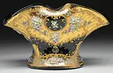 Decorated Vase by Mary Moser, sold Nov 2014