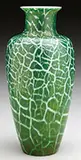 Green Crackle Lamp Shaft by Alexander Joseph von Steuben, sold Nov 2014