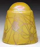 Brown Aurene Decorated Shade by Alexander Joseph von Steuben, sold Nov 2014