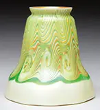 King Tut Art Glass Shade by Alexander Joseph von Steuben, sold Nov 2014