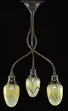Three Arm Chandelier by Tiffany Studios, sold Nov 2014