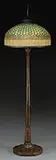 Curtain Border Floor Lamp by Tiffany Studios, sold Nov 2014