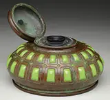 Reticulated Inkwell by Tiffany Studios, sold Nov 2014