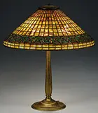 Greek Key Table Lamp by Tiffany Studios, sold Nov 2014