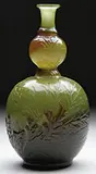 Galle, Aquatic Cameo Vase