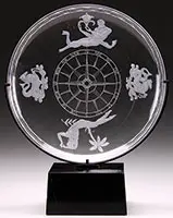 Mariners Bowl with Stand by Alexander Joseph von Steuben, sold Jun 2013