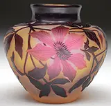 Galle, Floral Cameo Vase