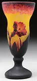 Daum, Tobacco Flower Vase