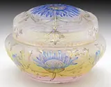 Daum, Cameo and Enameled Covered Jar