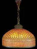 Tiffany Studios, Curtain Border Hanging Lamp