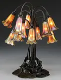 12 Light Lily Lamp by Tiffany Studios, sold Jun 2013