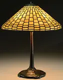 Geometric Table Lamp by Tiffany Studios, sold Jun 2013