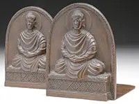 Bronze Book Ends by Tiffany Studios, sold Jun 2013