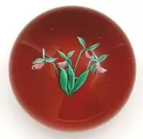 Paul Stankard, Lady Slipper Paperweight