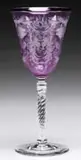 Alexander Joseph von Steuben, Amethyst Intaglio Cut Goblet