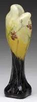 Daum, French Cameo Bumble Bee Vase