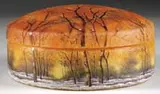 Winter Scene Covered Box by Daum, sold Dec 2010