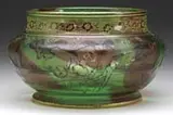 Cameo Crane Bowl by Daum, sold Dec 2010