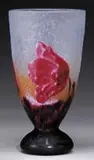 Daum, Padded Poppy Vase