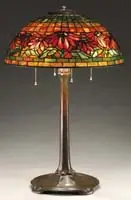 Poinsettia Table Lamp by Tiffany Studios, sold Dec 2010