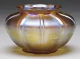 Gold Favrile Vase by Tiffany Studios, Favrile 1073-1133N”, sold Dec 2010