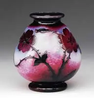Martele Vase by Daum, sold Jun 2009