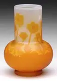 French Cameo Cabinet Vase by Galle, sold Jun 2009